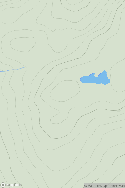 Thumbnail image for Carn Tarsuinn [Loch Arkaig to Glen Moriston] [NH341118] showing contour plot for surrounding peak